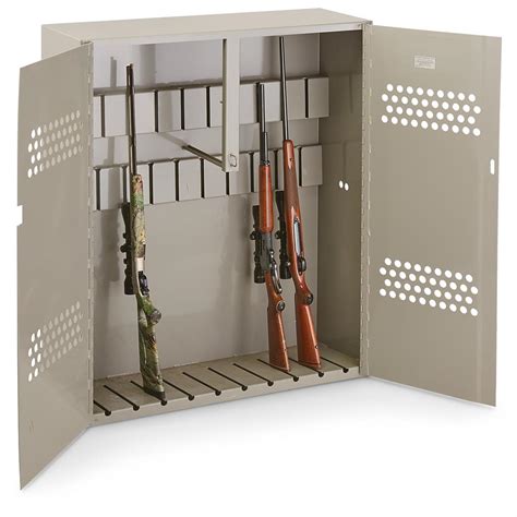 steel weapon cabinet|military surplus metal gun cabinet.